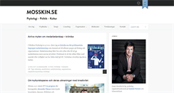 Desktop Screenshot of mosskin.se